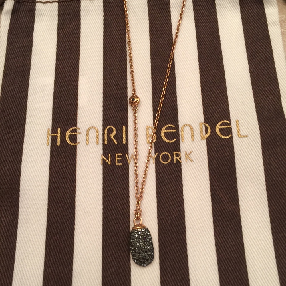 Henri bendel rose gold necklace